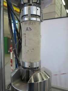 Valutazione del modulo elastico dei cilindri di calcestruzzo